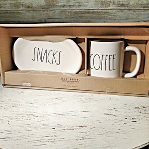 Rae Dunn 'Coffee & Snacks' set